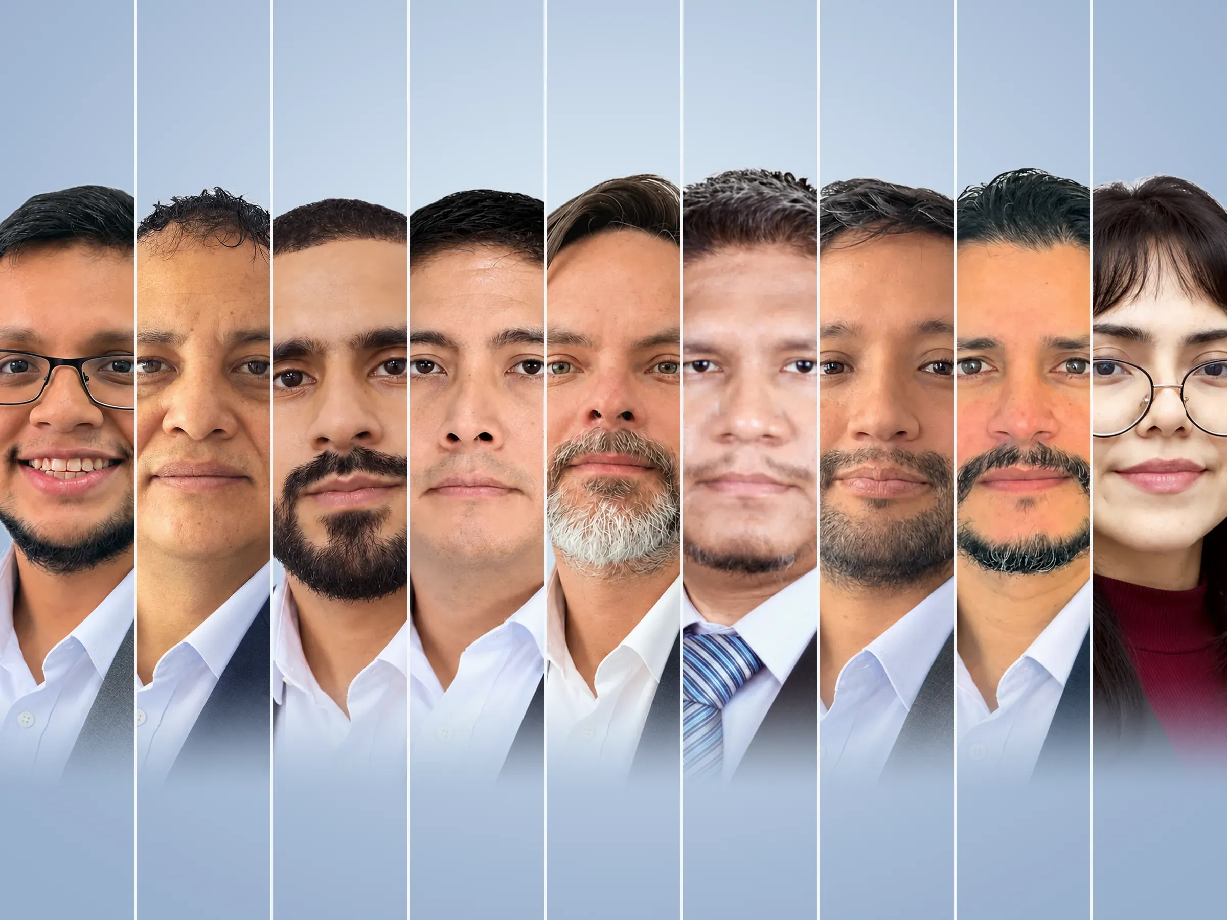 Collage con los rostros de los integrantes del equipo de SOCMA